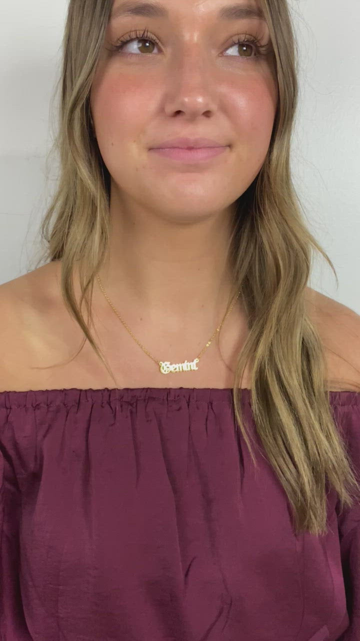 Zodiac Symbol Necklaces