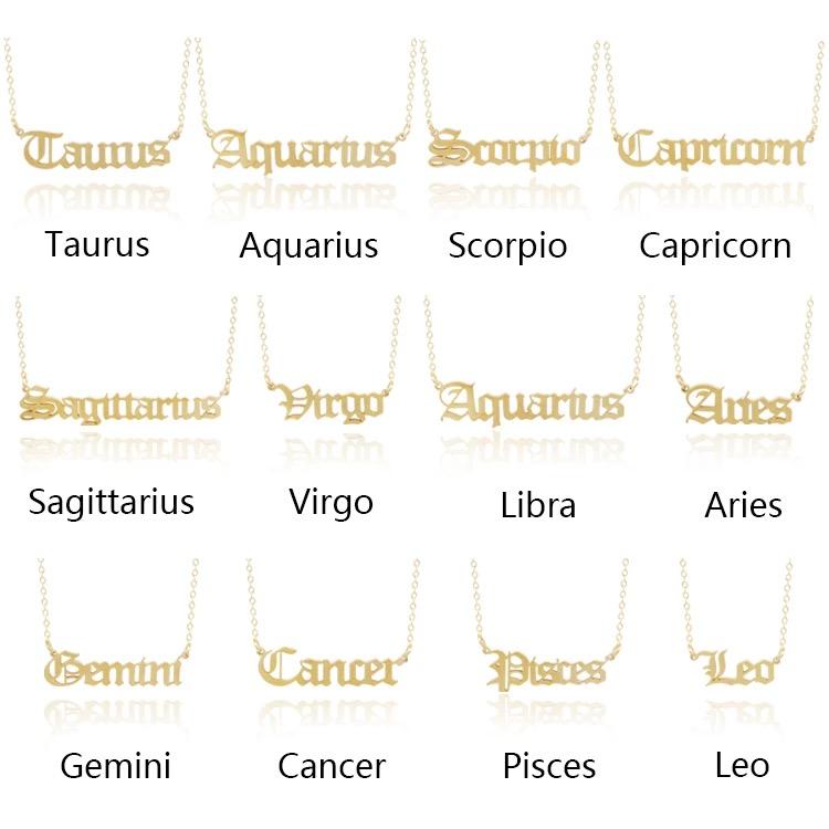 Zodiac Symbol Necklaces