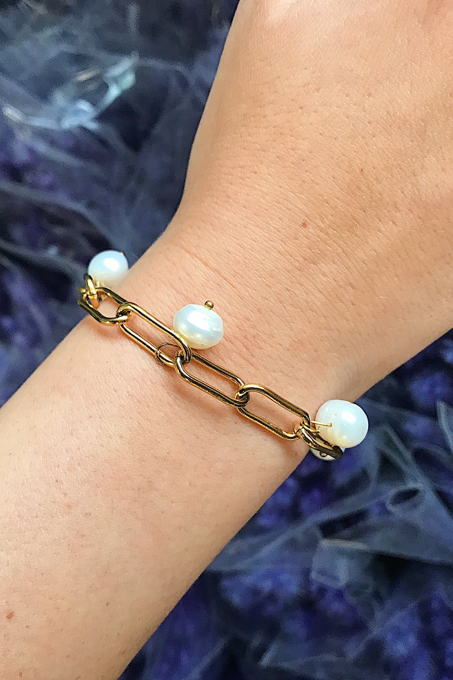 Pearl Chain Bracelet